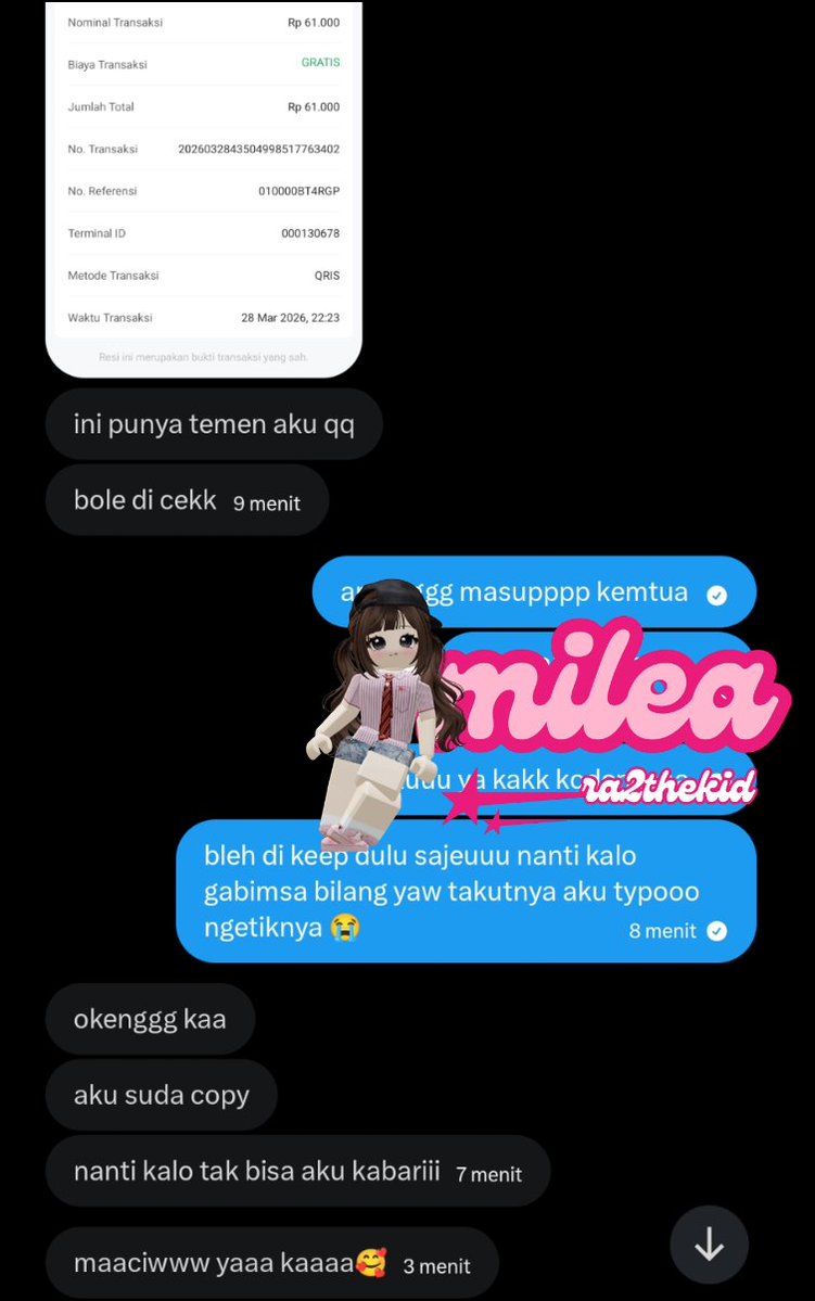 milea, joki fish it & rf 🎐 tweet media