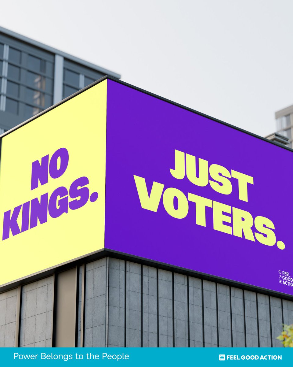 FeelGoodAction's tweet image. Showing up takes many forms ✊

In the streets.
Online.
In conversations.

Your voice matters in all of them.

Share this. Tag us. Remind everyone: We vote, not bow.

#NoKings #FeelGoodAction #Protest #Protesting #DigitalProtest