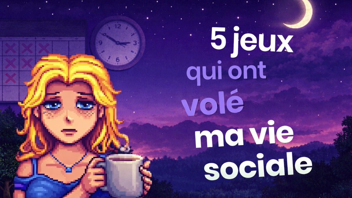 HestiaVibes's tweet photo. 🚨 NOUVELLE VIDÉO 🚨

⚠️ 5 jeux à moins de 5€… mais qui vont détruire ta vie sociale 💀

J’ai lancé pour 2 min… 3h après j’étais toujours dessus 😭

👉 https://t.co/OqTtBQ2k4h

#Gaming #JeuxVideo #IndieGames #BonPlan #Hades #StardewValley #Hestiacraft https://t.co/mcJt64OvC1