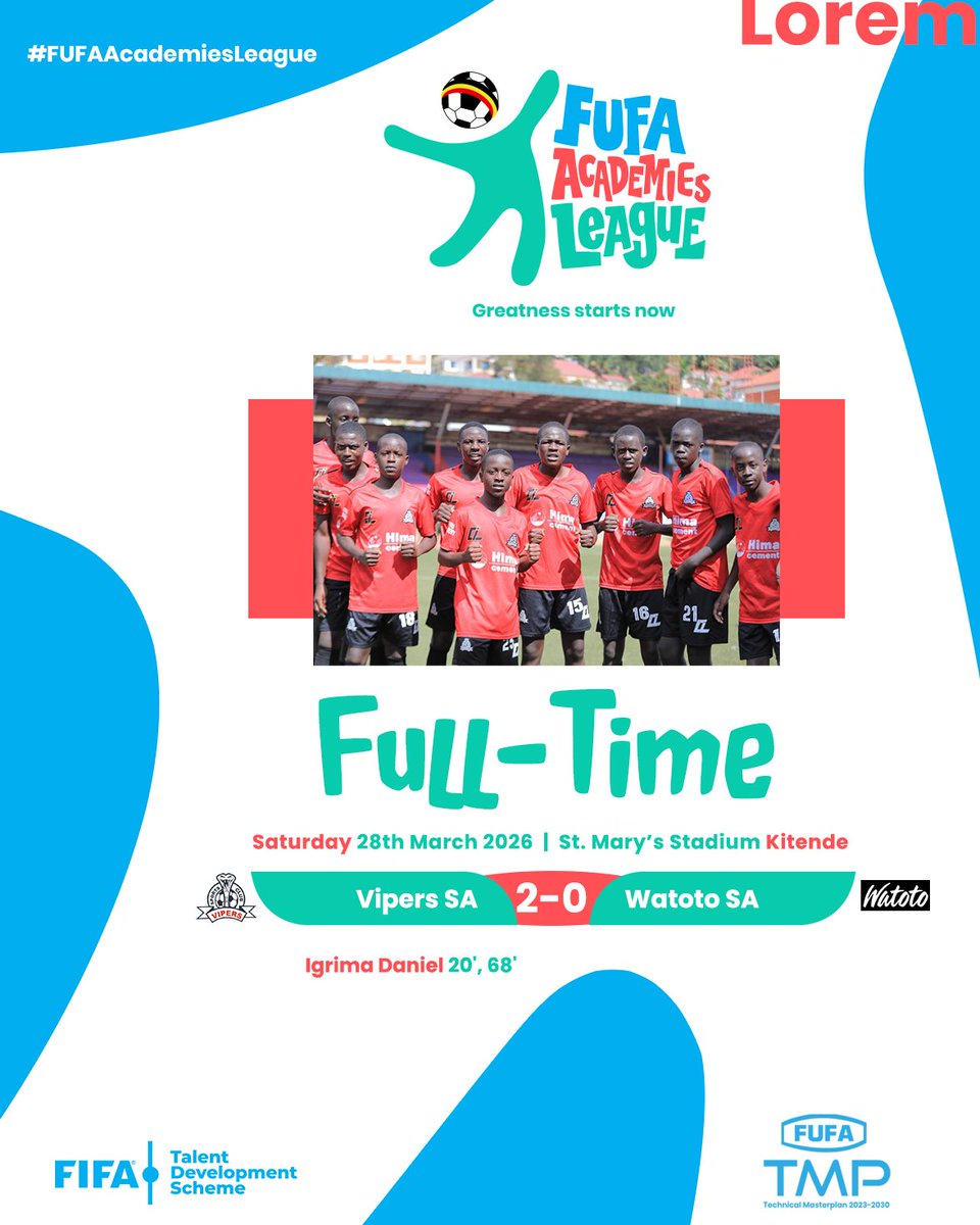 FUFA Youth Competitions tweet media