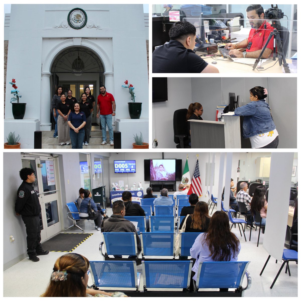 consulmexlaredo's tweet photo. Iniciamos la atención a nuestros connacionales en #JornadaSabatina. Estaremos brindando servicios de documentación, orientación para el trámite de doble nacionalidad, #ProtecciónPreventiva y exámenes básicos de salud. ¡Te esperamos! @SRE_mx #ConsuladoDePuertasAbiertas #VDSLaredo https://t.co/wSsb8OeDXT