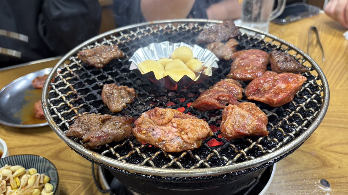 今夜は焼肉。おいしかった