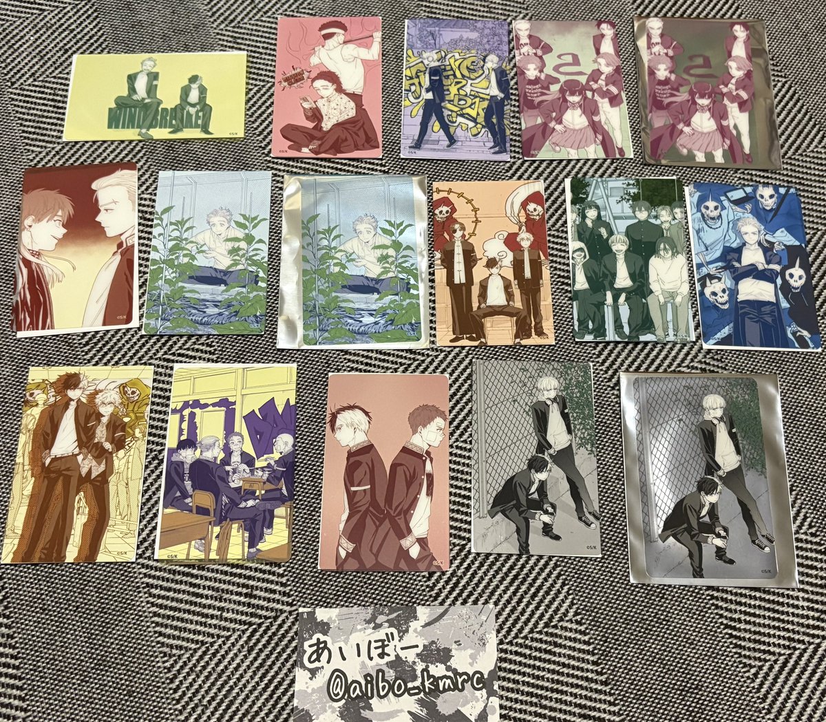 aibo_kmrc's tweet photo. 【交換】WIND BREAKER ウィンブレ展 クリアシートコレクション

譲) 画像1枚目

求) 画像2枚目
・柊＆佐狐　複数
・硯＆十亀＆幹路　1点

纏めて優先

リットリンク必読
郵送での交換 https://t.co/1lcQfMG8mb