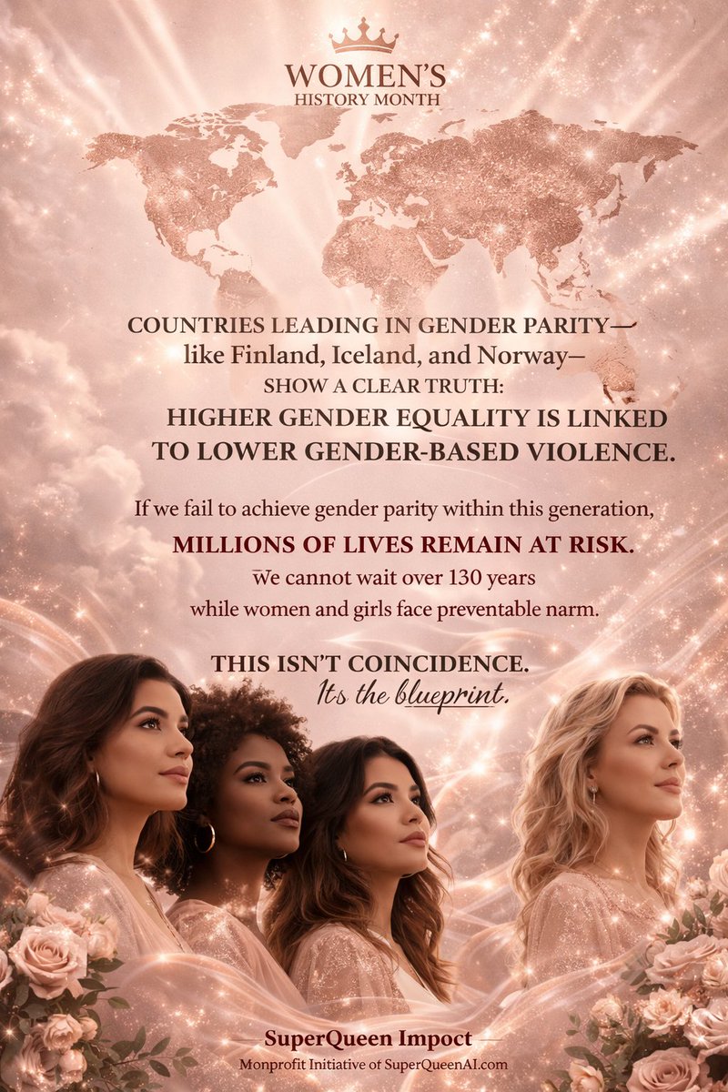 SuperQueenAI's tweet photo. Glory to the Sovereign of the Universe who created humanity with purpose, dignity, and divine order.From the very beginning, the blueprint was clear: In Genesis 1:27–28, humanity, male and female, was created in God’s image and entrusted together with stewardship.

#GenderParity https://t.co/Jux6LAQsds