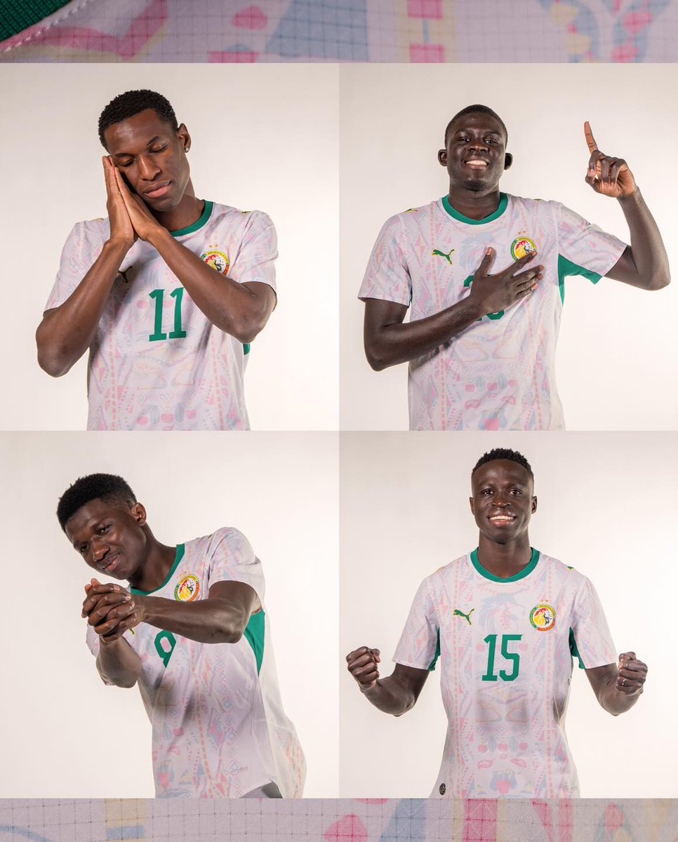 sunusport's tweet photo. Les Lions vont porter leurs nouveaux maillots cet après-midi au Stade de France. #SenegalPerou ⭐️⭐️ #senegal #sunusport #AFCON2025Q #senegalaise https://t.co/sUIQF7lTov