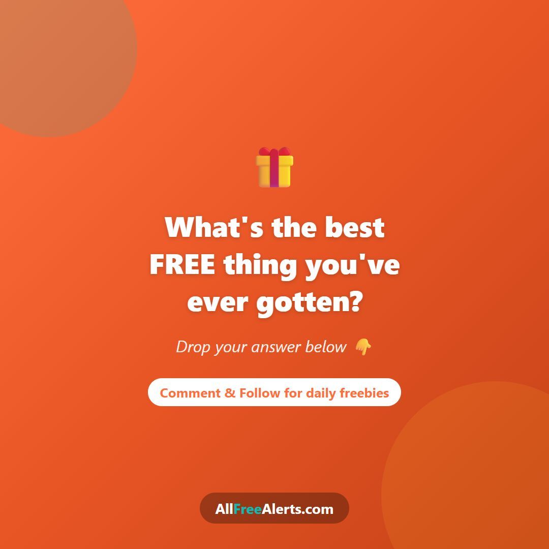 allfreealerts's tweet photo. What's the best free thing you've ever gotten?

I'll go first: a $47 check from a class action settlement I forgot I filed for.

(If you want to find open settlements, freebies, and sweepstakes: https://t.co/cDLdh7xRD6) https://t.co/MZC0FKSJhW