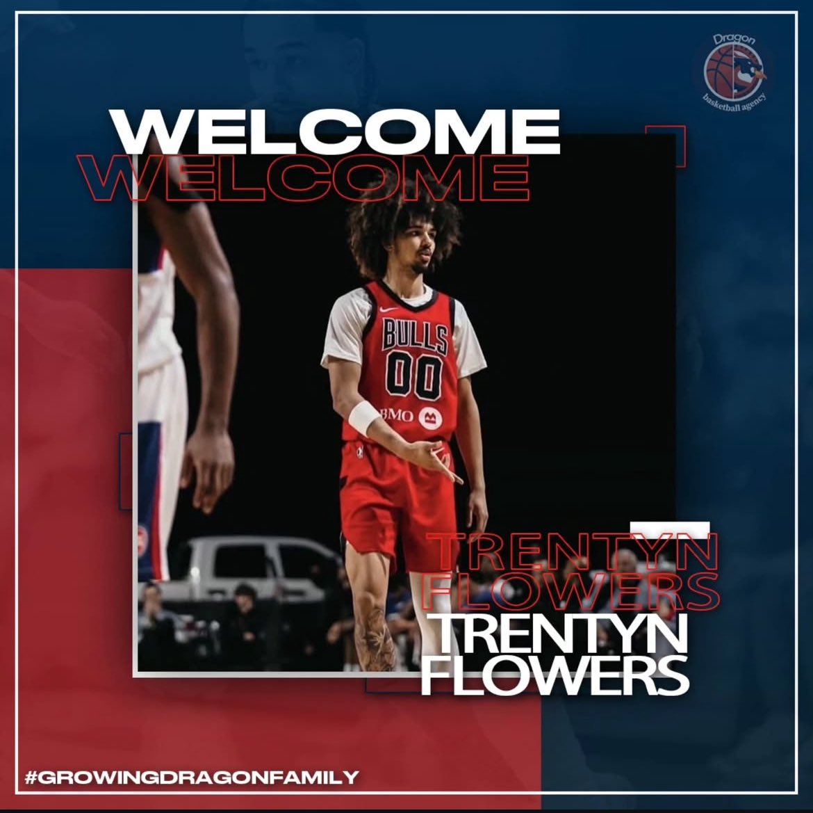dragonbagency's tweet photo. We are excited to announce that @FlowersTrentyn one of the most explosive young talents in the game today is part of the #dragonfamily.With one of the highest verticals in the basketball world and elite shot-making, plus NBA participation with 2 teams,the ceiling is non-existent https://t.co/OJnC64Rf1q