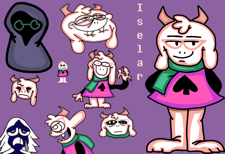 NBfhi99297's tweet photo. Iselar from one video of @xaxis_1 #deltarunefanart #deltarune #rouxls https://t.co/4gbC5YlBBG