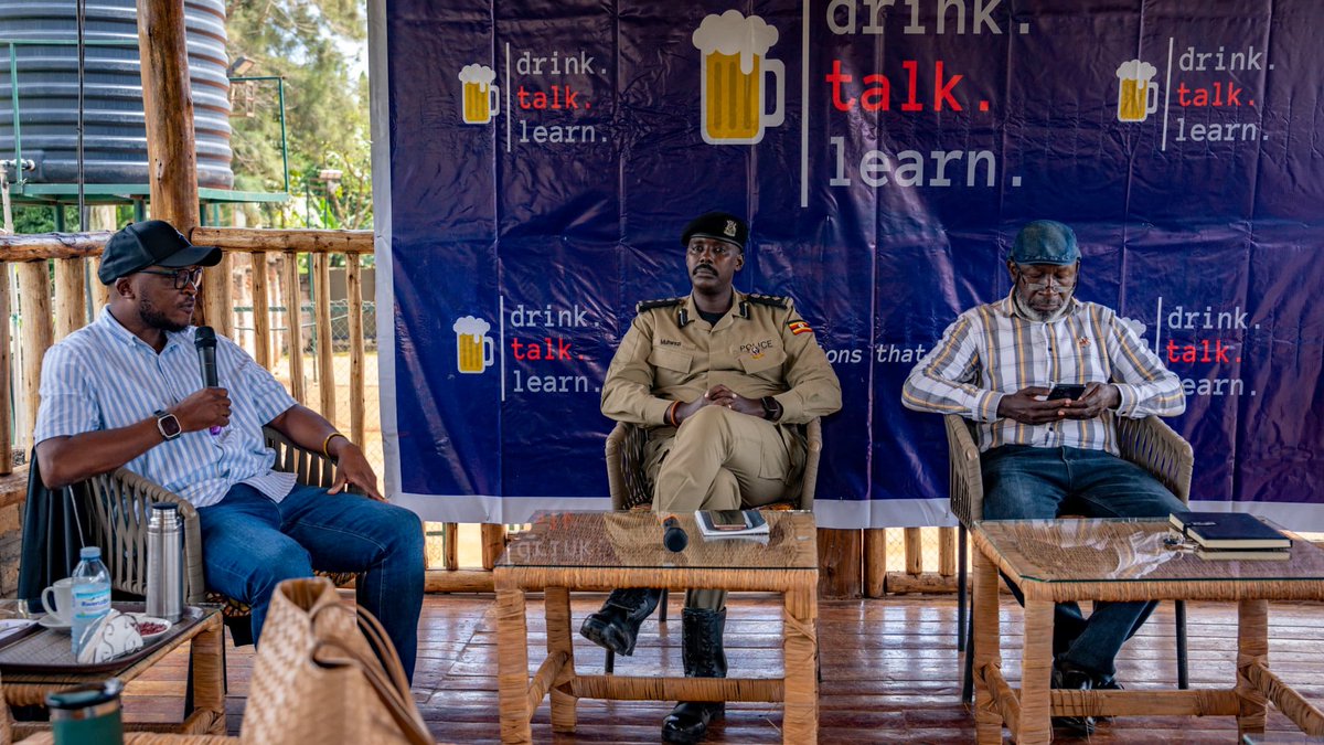 PhilKirya's tweet photo. "The wife brings a husband to the police station, before you put the husband in (jail) the same wife brings Katogo and juice for the husband".

SSP Donald Muhwezi, Chief Liaison Officer KMP

#DTLUganda https://t.co/njldAlPgEq