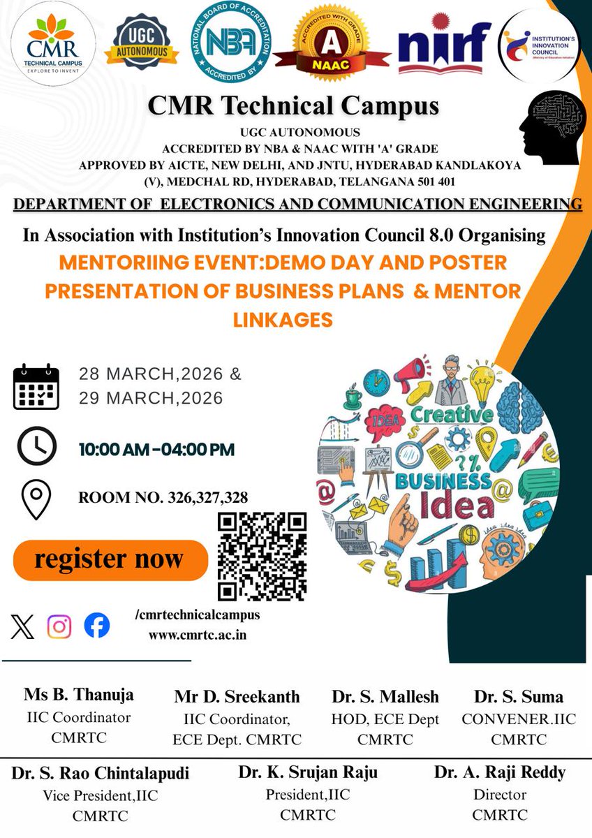 ICmrtc's tweet photo. @abhayjere @DrRPNishank @CMRTCofficial @AICTE_INDIA @ugc_india @mhrd_innovation https://t.co/F99gSE7AXt