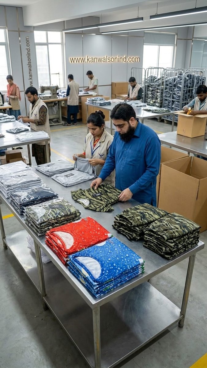 The owner of Kanwalson Industry can be seen personally inspecting the production hall, carefully reviewing product quality during the manufacturing process. This hands-on approach reflects our strong commitment to maintaining the highest standards of product quality.