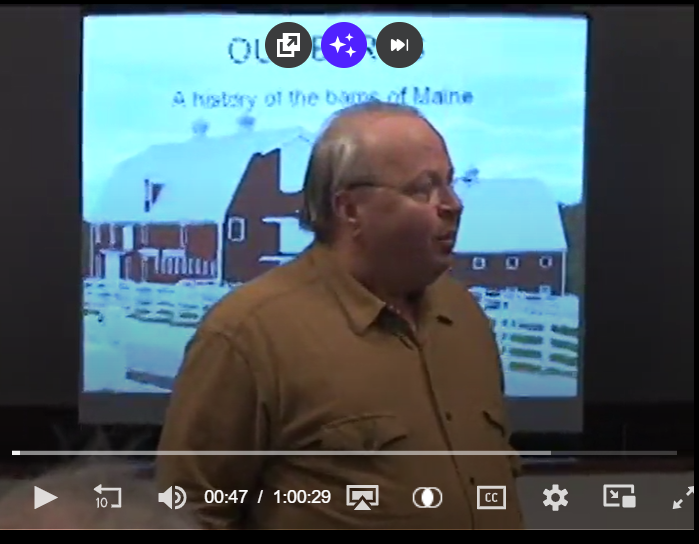 Our Barns: A History of the Barns of Maine
by Richard Erwin, Patti Mikkelsen April, 2011. Barn expert Don Perkins gives a talk presented by the New Gloucester Historical Society about a variety of barns to be found in Maine. archive.org/details/OurBar… #SaveOntarioBarns