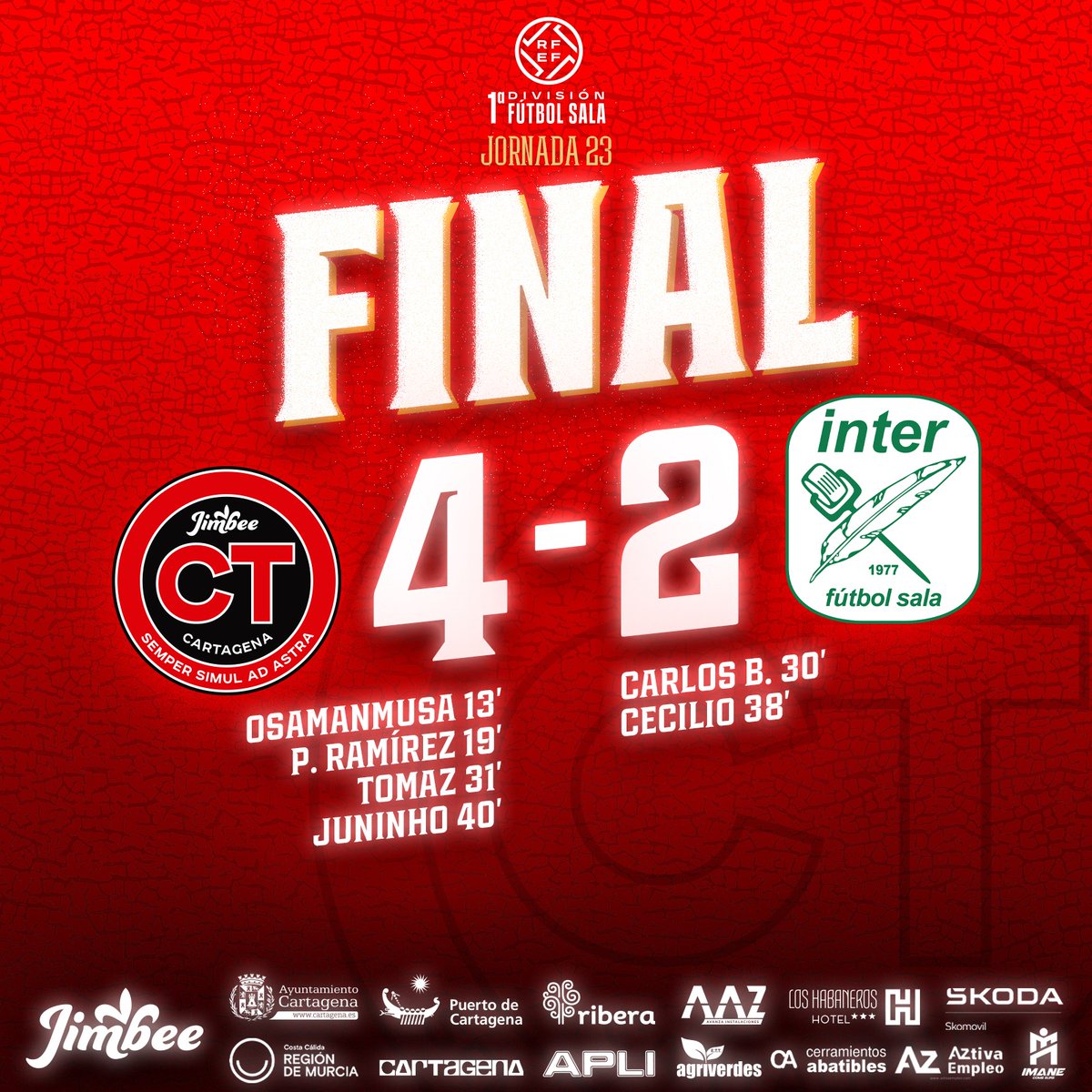 Jimbee Cartagena Costa Cálida ❤️🤍 tweet media