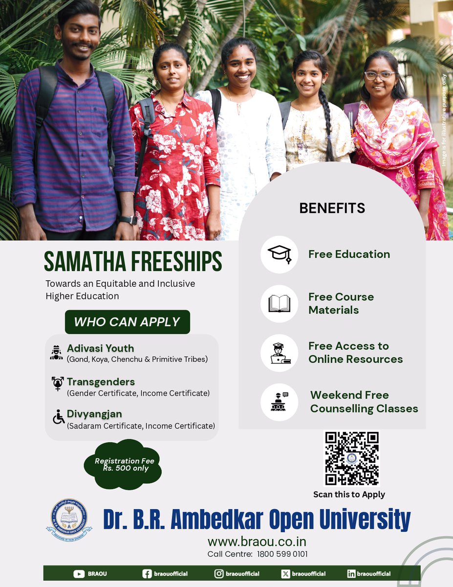 Dr. B. R. Ambedkar Open University tweet media