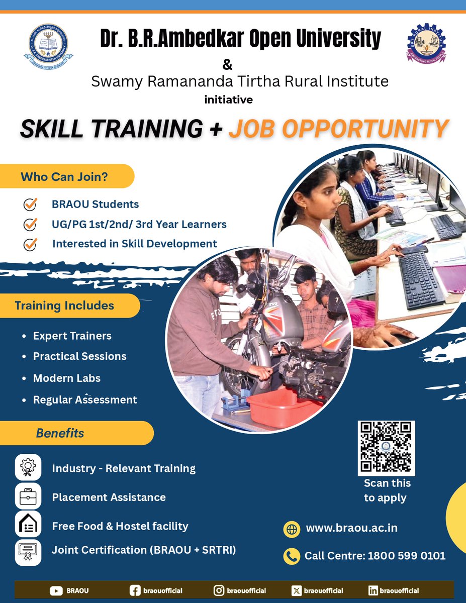 Dr. B. R. Ambedkar Open University tweet media
