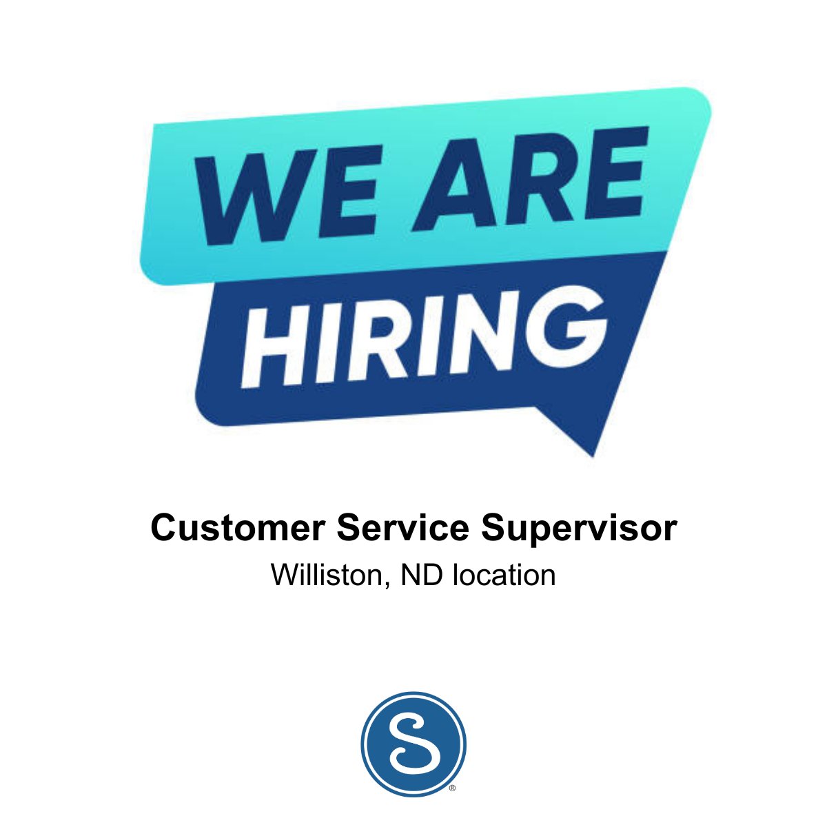 Join our team at Swagelok Minnesota | North Dakota | Appleton. We are hiring a Customer Service Supervisor for our Williston, ND location. Apply today!

tinyurl.com/3nwdjp97
