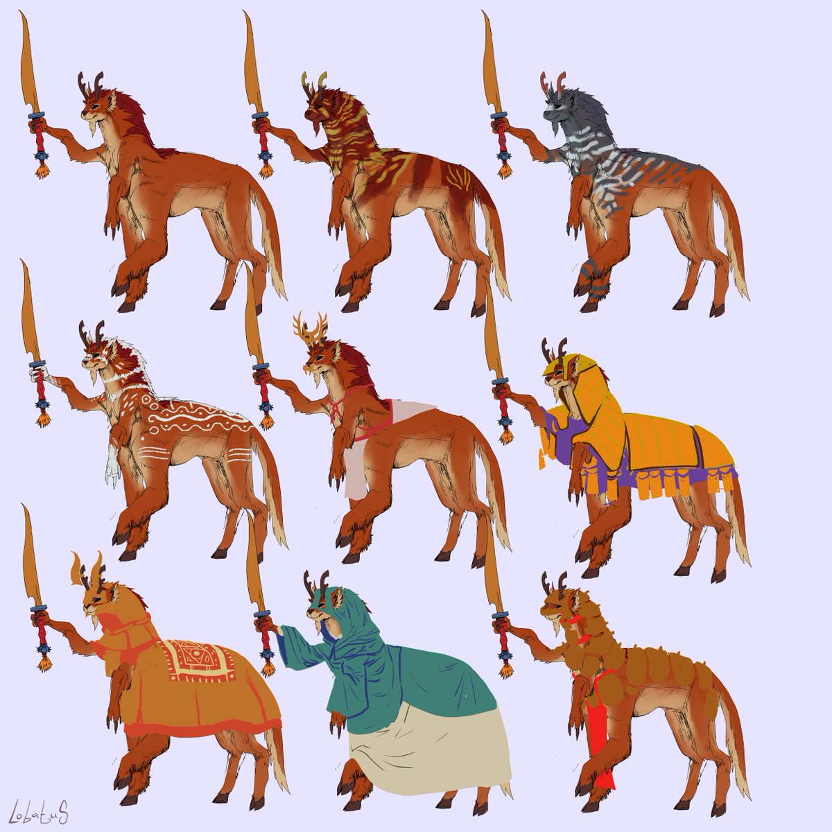 Exploration on centaur fashion