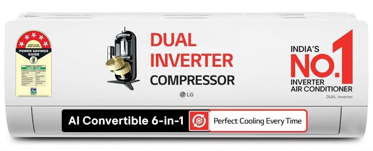 venkataruna's tweet photo. Amazon | LG 1.5 Ton 5 Star DUAL Inverter Split AC @37,290₹

4,000₹ Off With SBI Credit Card 

🔗 https://t.co/9sZP32yCnB https://t.co/V6w39U2enG