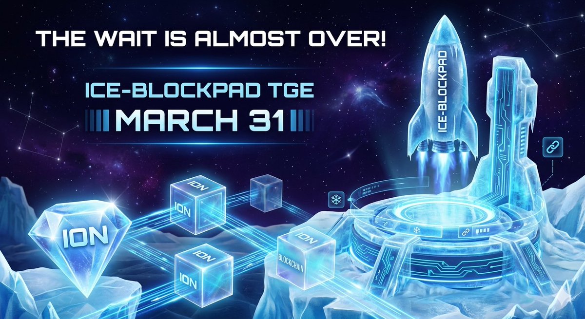 jtbillan001's tweet photo. The wait is almost over! 🧊🚀

The @ice_blockpad TGE is officially locked for March 31! We’re bringing the next generation of decentralized launches to the ION blockchain ecosystem. ❄️🔗

Get your wallets ready—the future of ION is here. 💎

#IceNetwork #IceBlockpad #TGE #Crypto https://t.co/oh7F5nfhFy