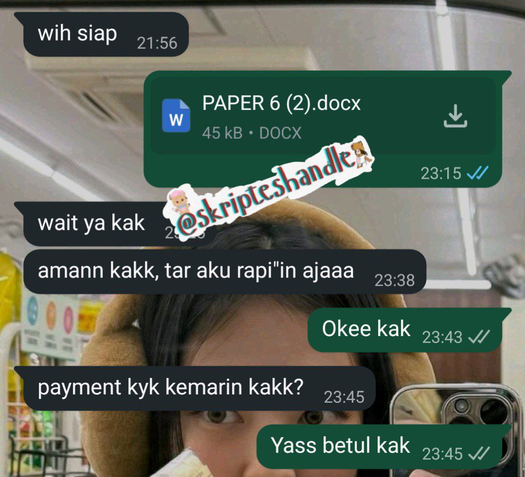 Minskrip✨ | Joki Tugas & Skripsi Murce tweet media