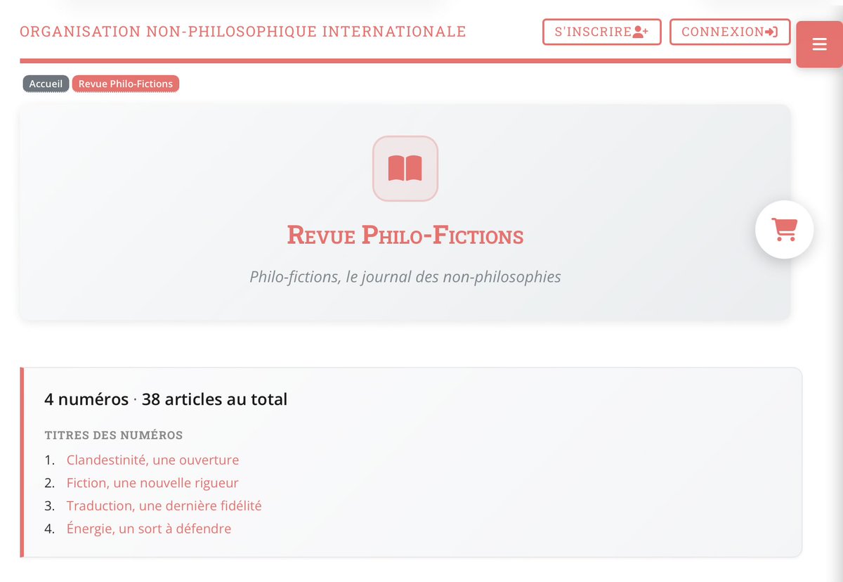 Organisation Non-Philosophique Internationale tweet media