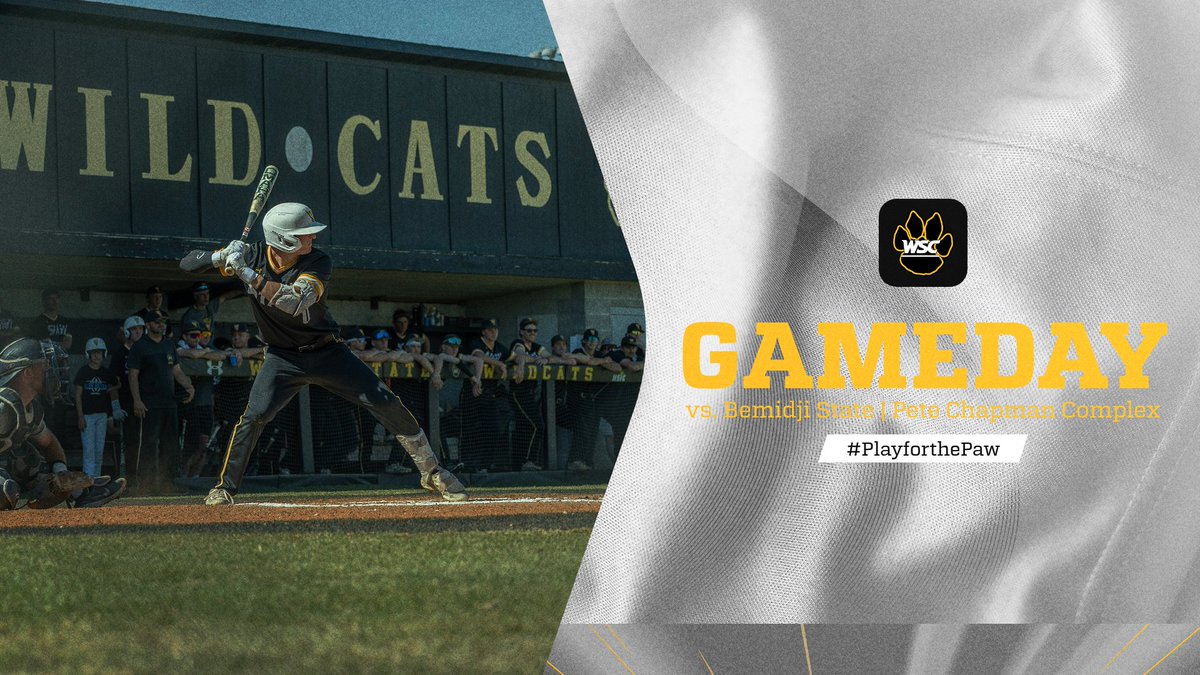 wscwildcats's tweet photo. GAMEDAY - @WSCBB continues March homestand today hosting Bemidji State in NSIC twinbill starting at 12 p.m.  #PlayforthePaw https://t.co/zUJnTrPegr
