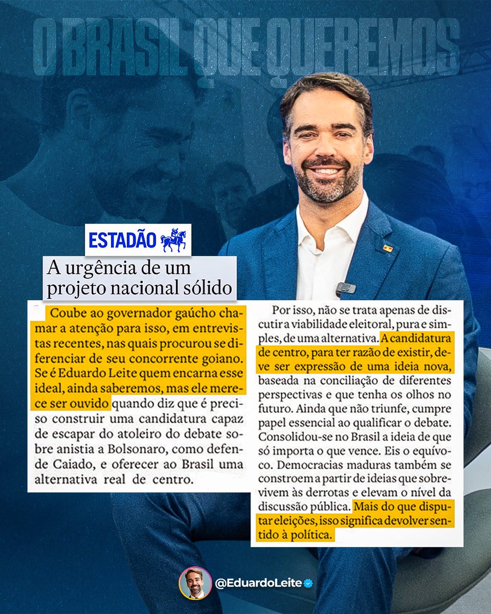 Eduardo Leite tweet media