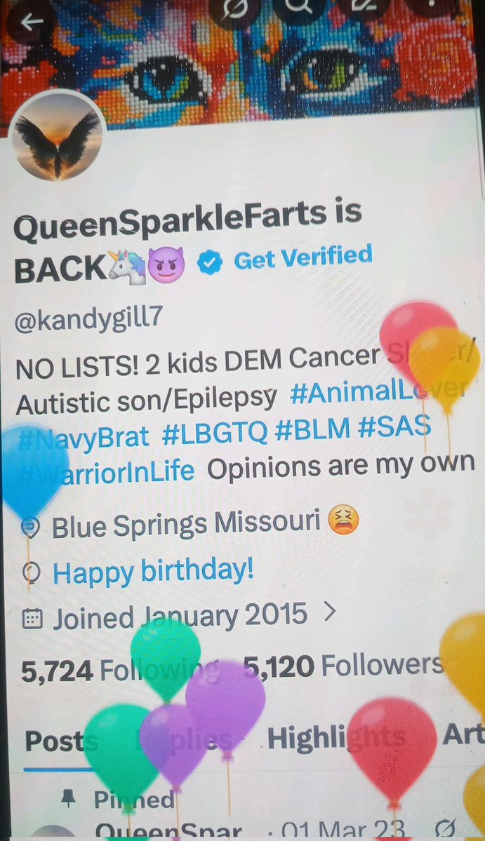 QueenSparkleFarts is BACK🦄😈 tweet media