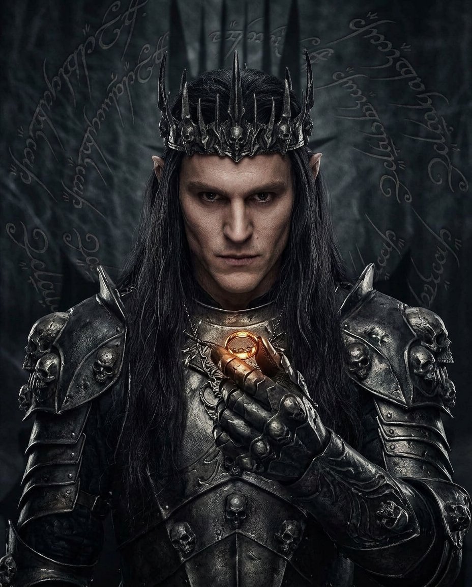 LOTRlAR's tweet photo. خريف 2026 مع الموسم الثالث بكون تاريخي اثق أنو السيد ساورون بنقل خواتم السلطة لمستوى ثاني تماماً 🫠🖤

#TheRingsOfPower https://t.co/tRBxeeVLHB