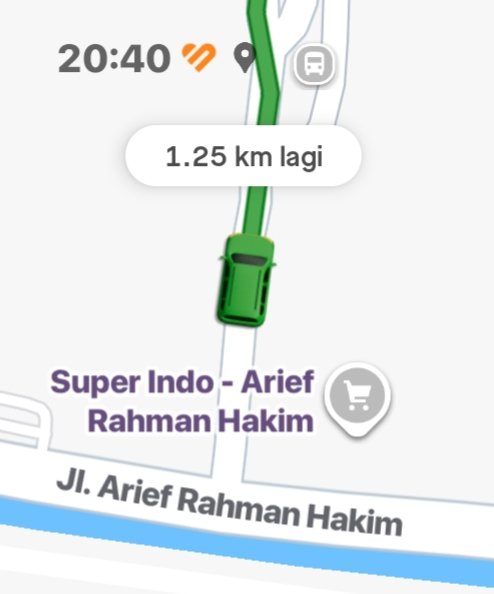 tutating's tweet photo. ajaib nih driver kalian @gojekindonesia aslinya uda setengah jam lebih ga balas pesan panggilan, lokasi juga diam di tempat.

tolong hargai pelanggan. https://t.co/6URh144ajS