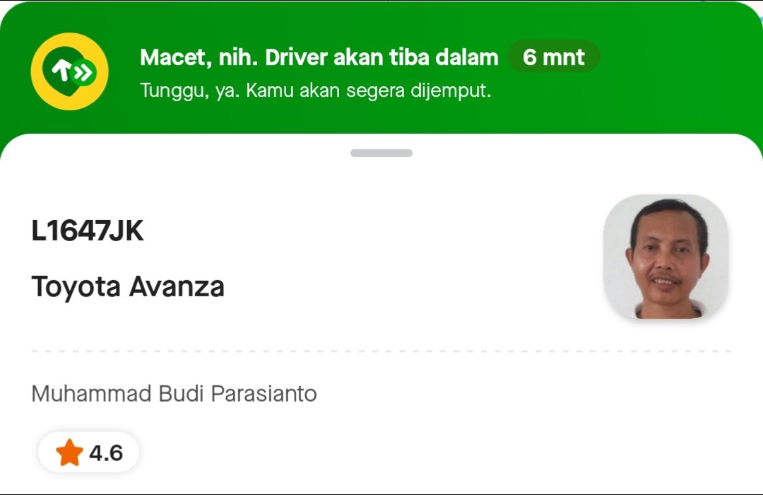 tutating's tweet photo. ajaib nih driver kalian @gojekindonesia aslinya uda setengah jam lebih ga balas pesan panggilan, lokasi juga diam di tempat.

tolong hargai pelanggan. https://t.co/6URh144ajS