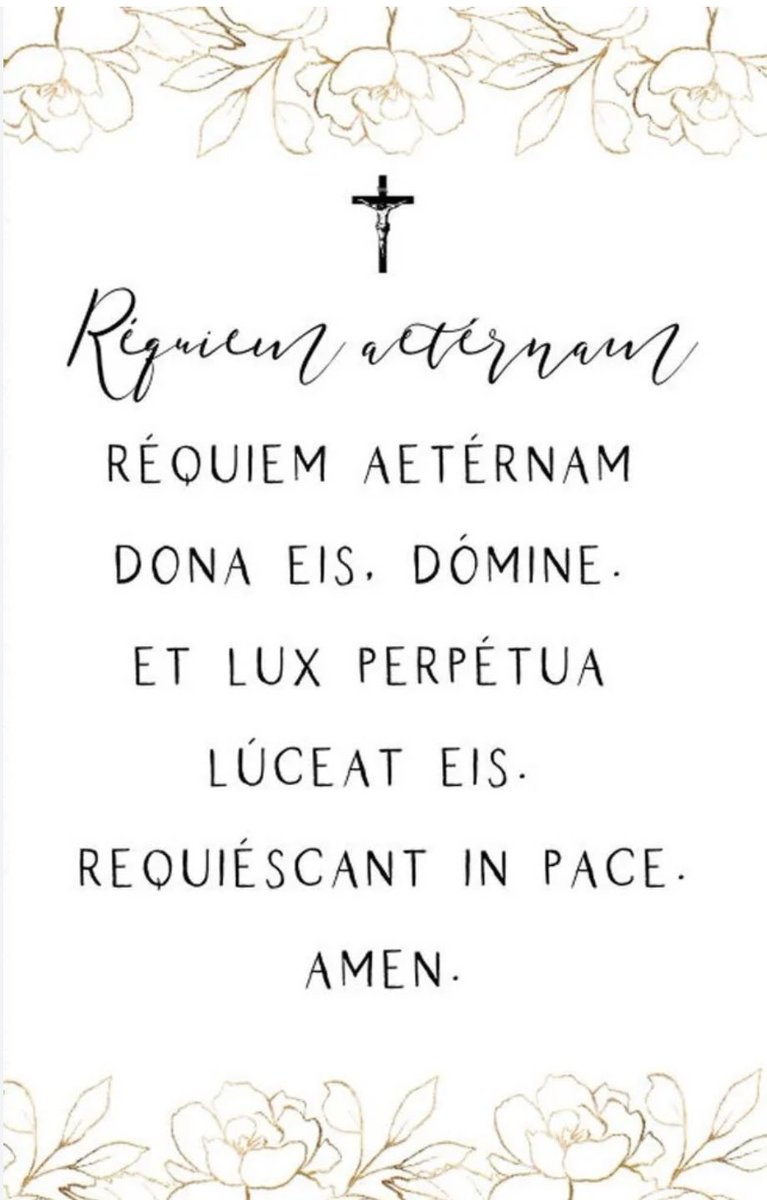 🕯️⚜️♥️💒
My father has passed. Please pray with me…

In nomine Patris et Filii et Spiritus Sancti Amen