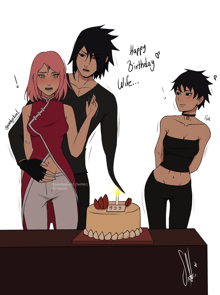 Sandyskura1's tweet photo. Happy birthday Sakura 🌸🍅🥜

#Sasusaku https://t.co/aXg3RWzu7Z