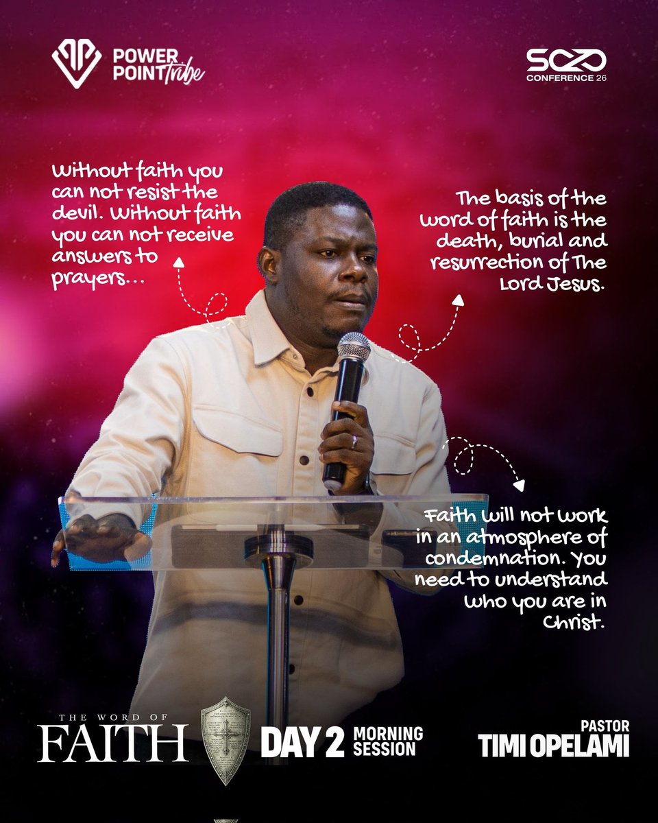 powerpointtribe's tweet photo. Faith isn’t vibes 👀

It’s structure, it’s conviction, it’s action

If this challenged you a bit, that’s the point 😮‍💨

Growth in faith will always require alignment. Take it seriously

Don’t miss what continues today 🙏🏽

#SOZO2026 #SOZOCONFERENCE https://t.co/1LYv63ckqH