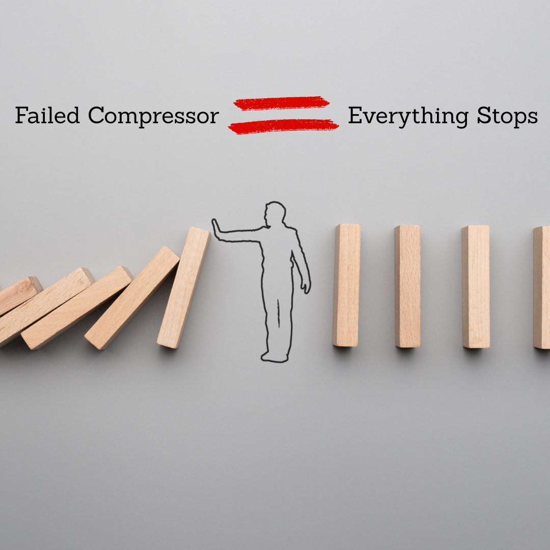 When your compressor fails, everything stops. But it doesn’t have to. We have remanufactured compressors ready to ship FAST, so your downtime stays minimal. compressorsunlimited.com