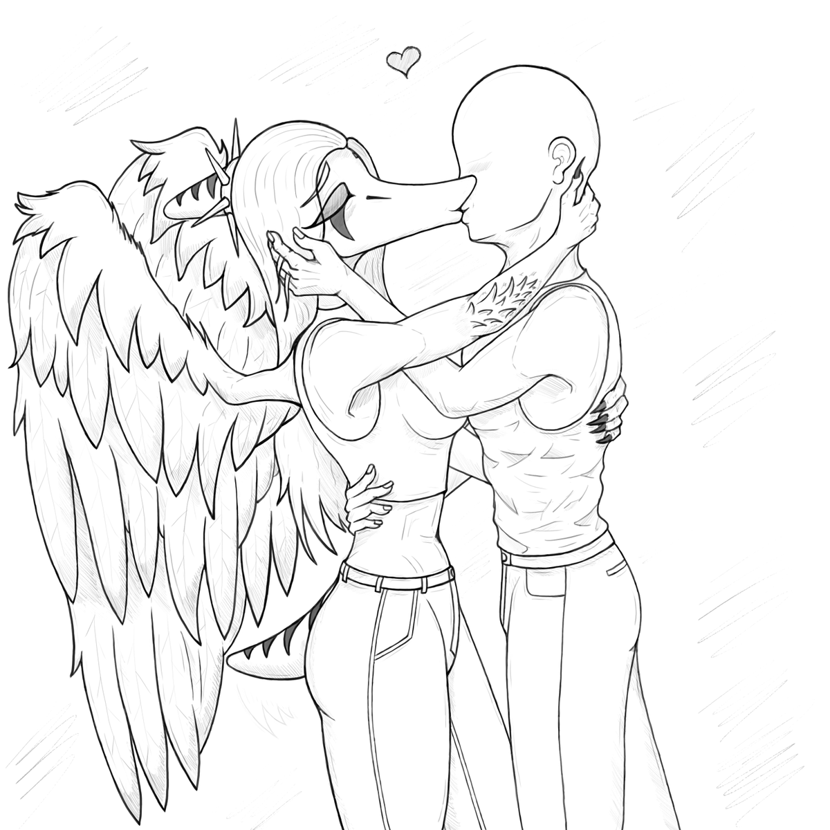 LRKN_Art's tweet image. Anon and Fang for @Anon_Gosling. Thank you for request and hope you like them!

#Anon #Fang #Snootgame #Snootgameart #Snootgamefanart #Human #Pterodactyl #Snoot #Anthroart #Digitalart #Monochrome #Request