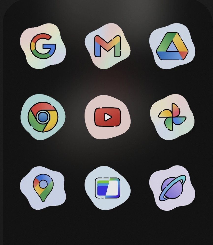 Giveaway alert 🚨 

OneUi Blob Icon Pack ✨ by <a href="/DroidDecor/">Droid Decor</a>

📥 Download now: play.google.com/store/apps/det…

We made the blob-style icon pack with soft shapes and a clean minimal look. 🤩

Rules: 
1. like ❤️ and Comment 📩
2. Quote this post with What you think of icon pack
3. Follow