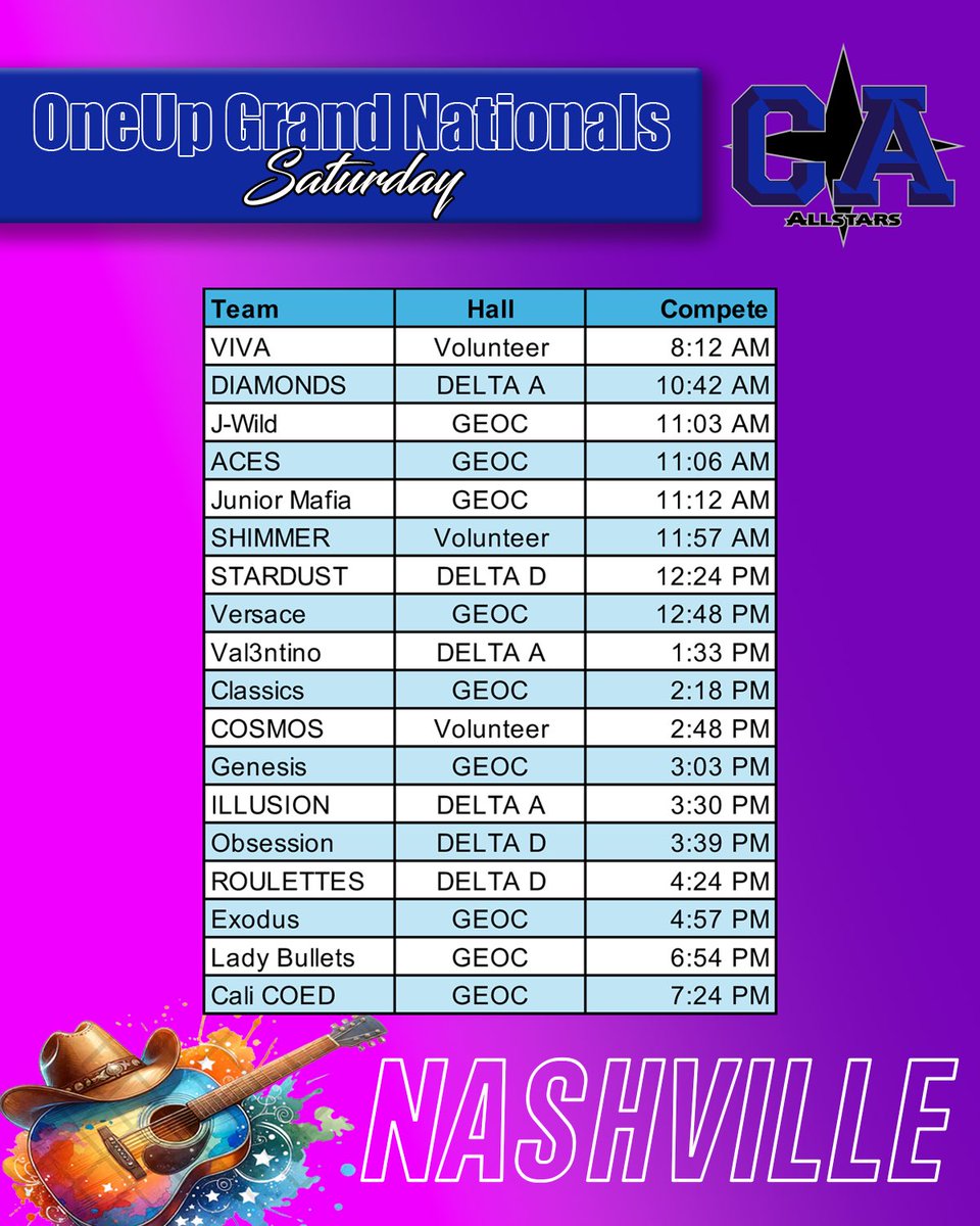 TheCaliAllStars's tweet photo. NASHVILLE itโs a CALI takeover!๐ค Saturday at OneUp and weโre stepping on that floor like we own it. LETโS DO IT FAM๐ค
#californiaallstars #thisisCALI #allglorygoesup https://t.co/Gx87oY3l5A