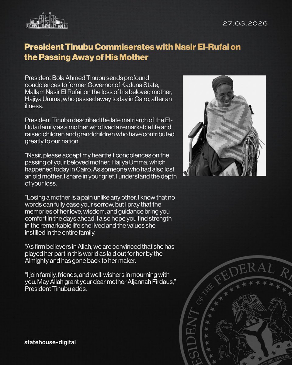 Presidency Nigeria tweet media