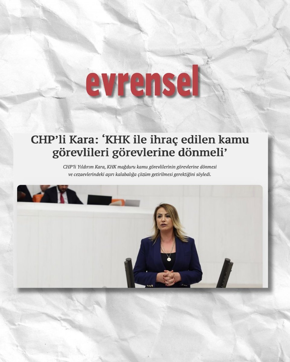 Nermin Yıldırım KARA tweet media