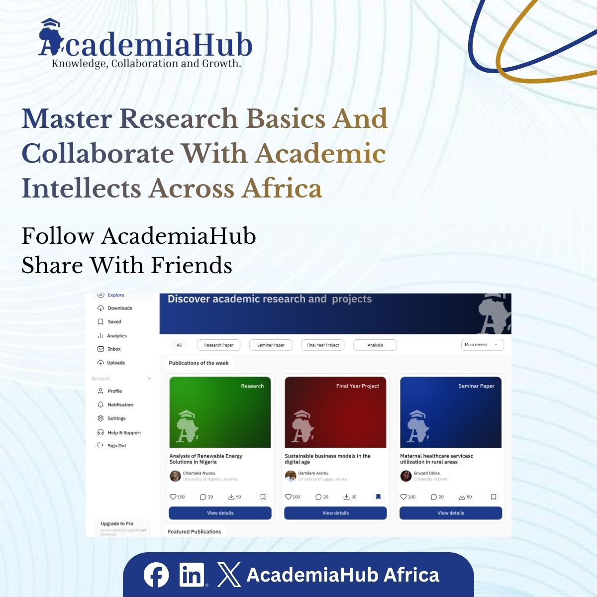 Academiahub Africa tweet media