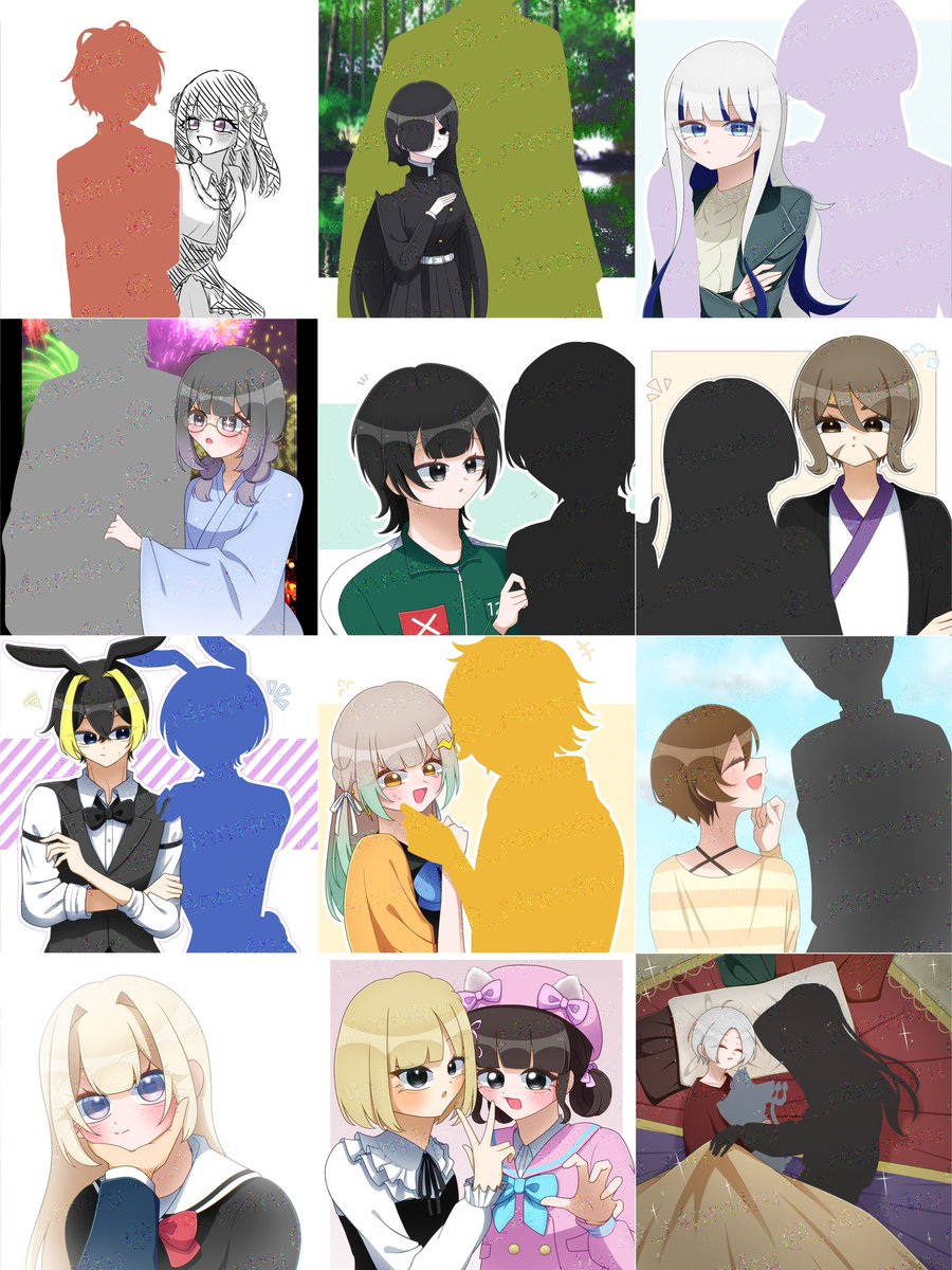 _r4nm4ru's tweet photo. 描き合い納品済一覧 #r4nm4ru_sample https://t.co/1RrN3IvGpr