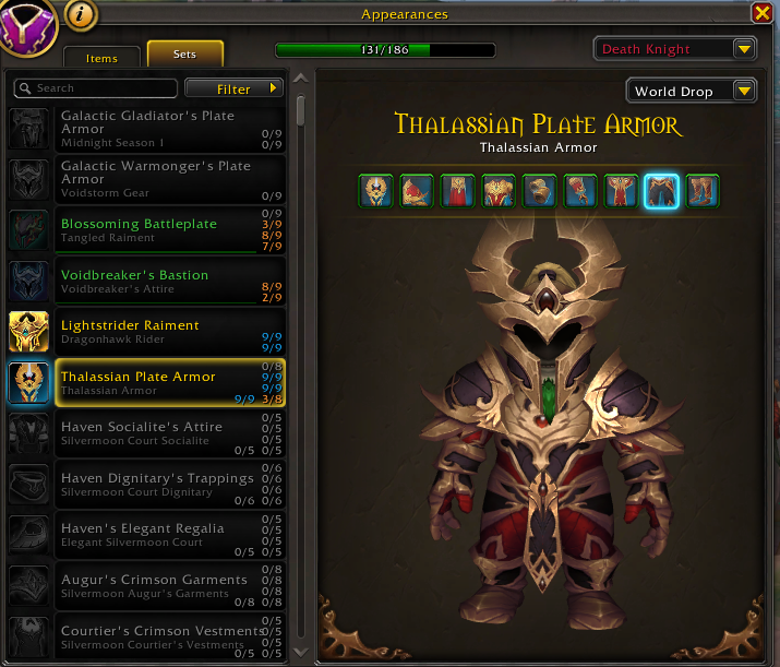 dilvish_damned's tweet image. #Transmog set completed in #Warcraft Midnight