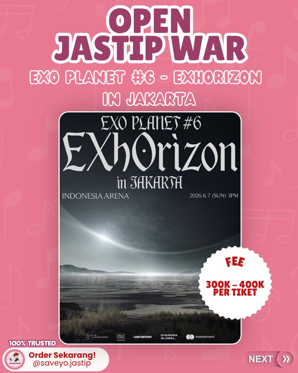 Open Jastip War Konser | EXO CORTIS tweet media