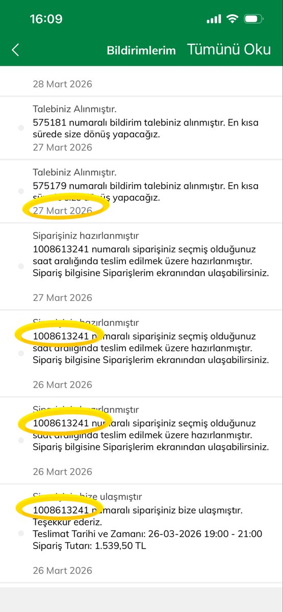 m_can073's tweet photo. #FileMarket Rezaleti
3 gündür hesabımda telefonum,bilgiler güncel olmasına rağmen siparişim teslim edilmemiştir.
26 Mart’ta bir özür maili attılar,teknik sorun diyerek.
İptal etmedim, sorun giderilince yeni saat tercihime göre gönderilmesini rica ettim.Çok naziksiniz falan da dedim😣
GELMEDİ!
Bugün de güncel telinizi yazın diye mail atmışlar şaka gibi🤬
Defalarca online sipariş getirilen adresime ,26 Mart’ta verilen sipariş,bugün ayın 28’i yine siparişim yerine getirilmedi!
Yazıklar olsun zamanımı takiple ve şikayetle geçirten bu markete!
Uygulama kesin silinecek!
Online becerisi yoksa kaldırın lütfen uygulamayı,insanın siniriyle,zamanıyla oynamayın!
@tuketicideney
@TuketiciBasvuru
@TC_Ticaret