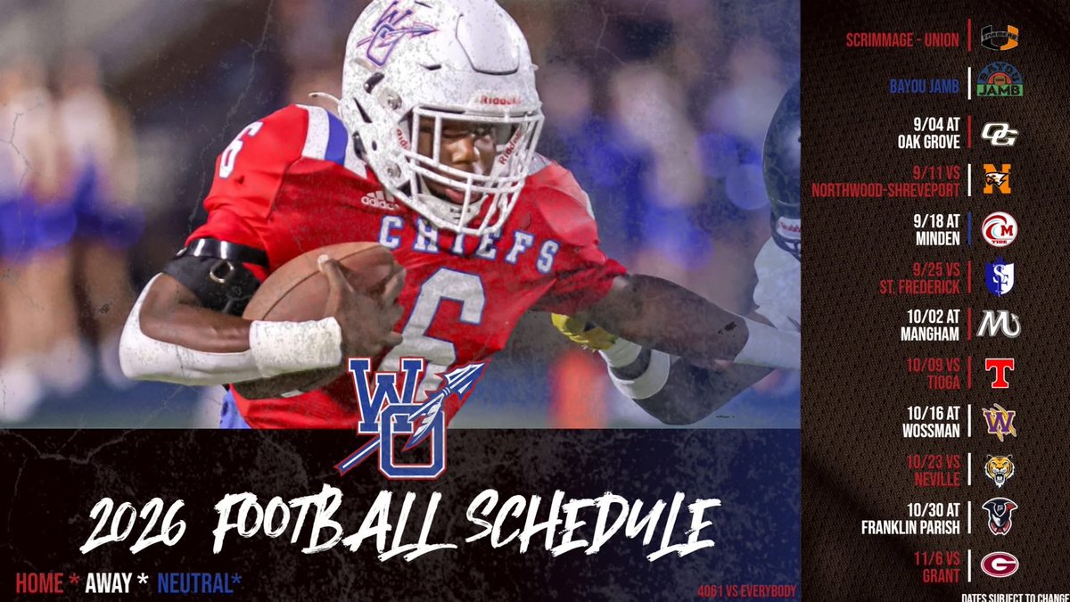 West Ouachita Football tweet media