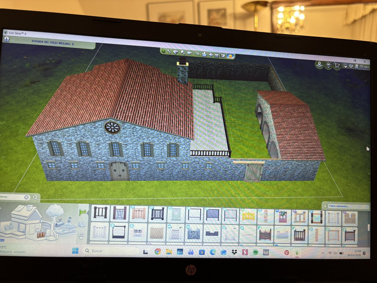 montseromaa's tweet photo. estic fent una casa rural als sims 4 tipo masia catalana 🔥🔥🔥 https://t.co/29dBUPoBr1