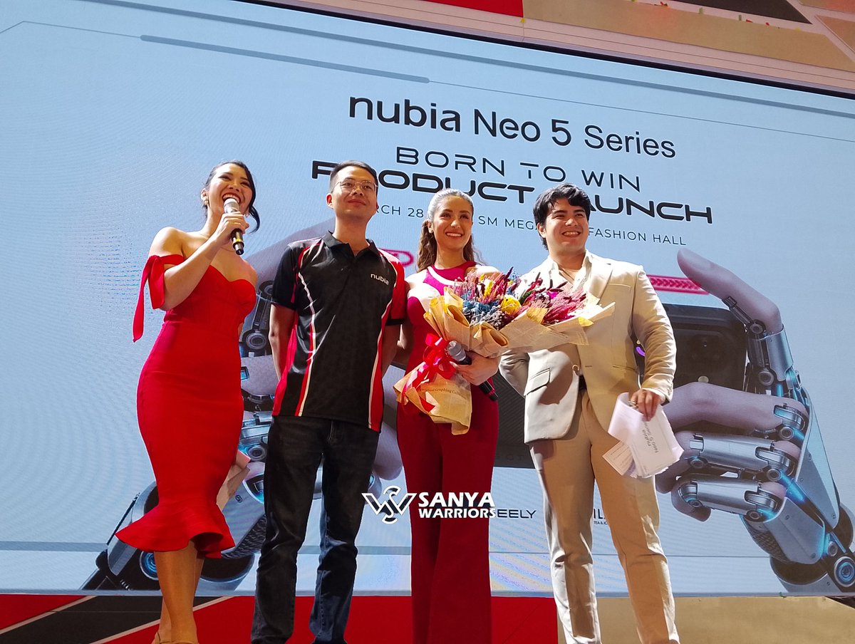 SanyaWarriors's tweet photo. Stayed cool with #SanyaLopez at Nubia Neo 5 Series Event at SM Megamall.
#StayCoolToWin #EnterTheNEOverse #nubiaNeo5Series #BornToWin
#FirstLadyOfPrimetime
@sanya_lopez https://t.co/arJ7P7zZq6