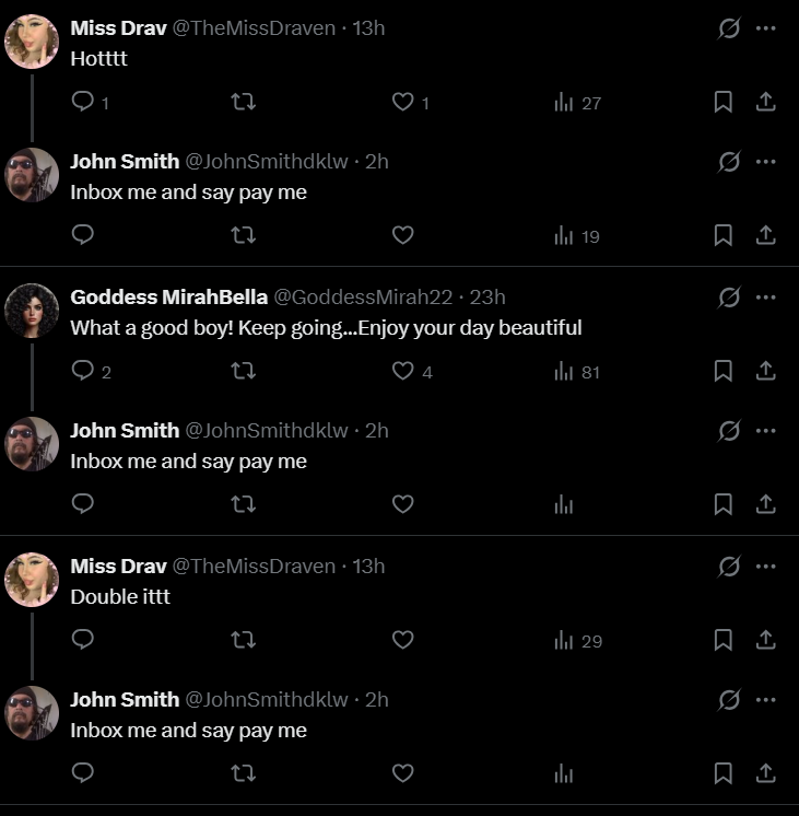 Goddess MirahBella tweet media