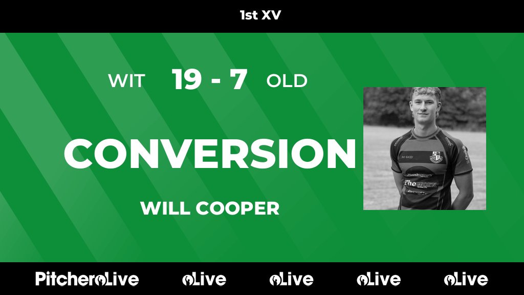 WithycombeRFC's tweet image. 23': Will Cooper kicks a conversion for Withycombe 🙌
#WITOLD #Pitchero
pitchero.com/clubs/withycom…